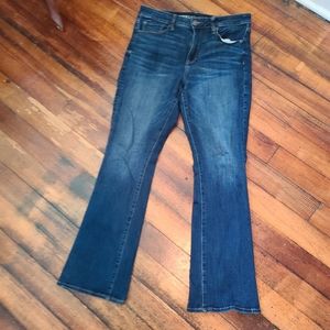 High-rise skinny kick Jean